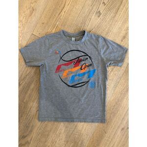 Next Level Gray ‘Junior Open’ T-Shirt, Youth M
